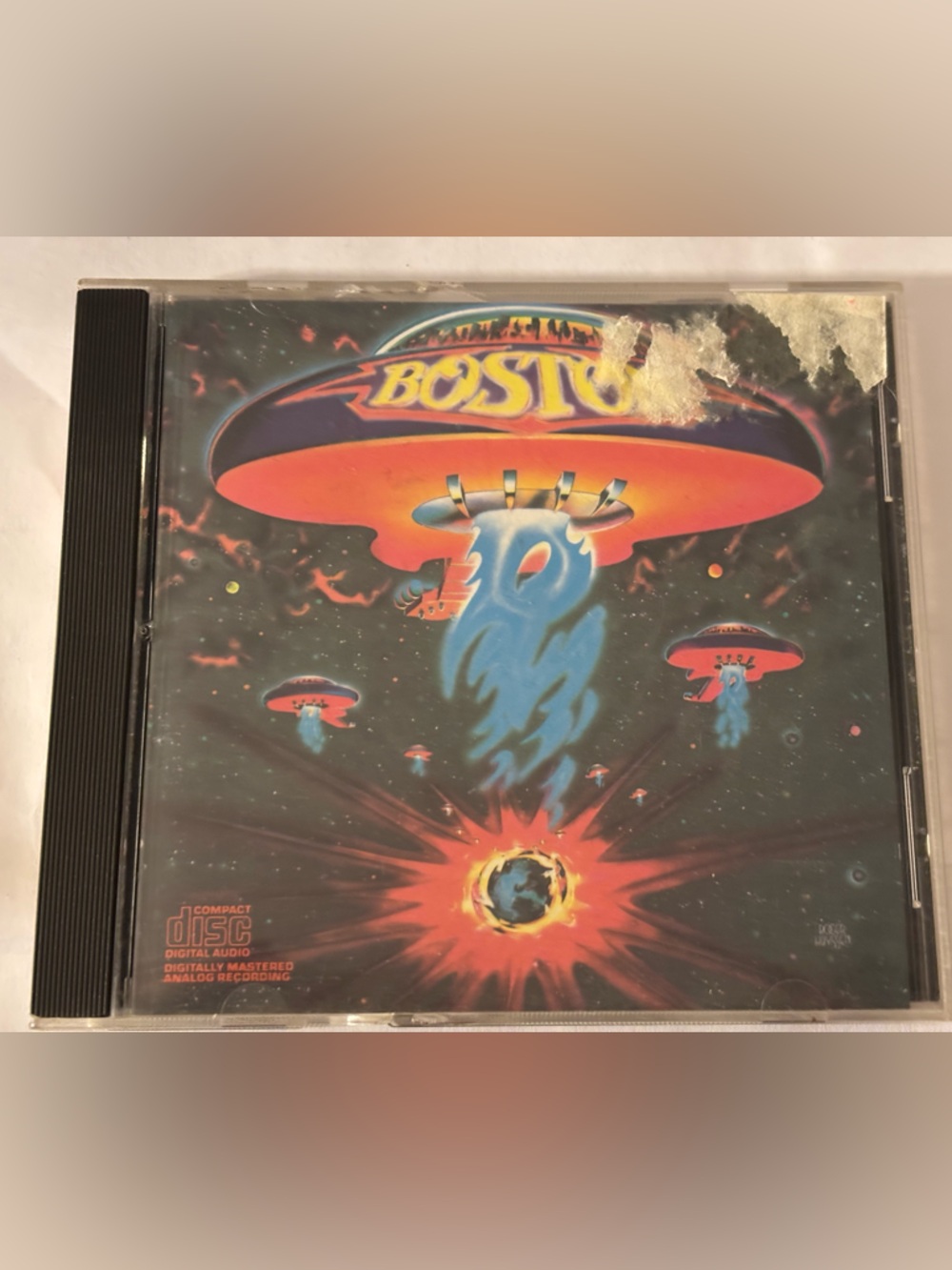 Boston CD Album - Iconic UFO Cover Art - Multicolor